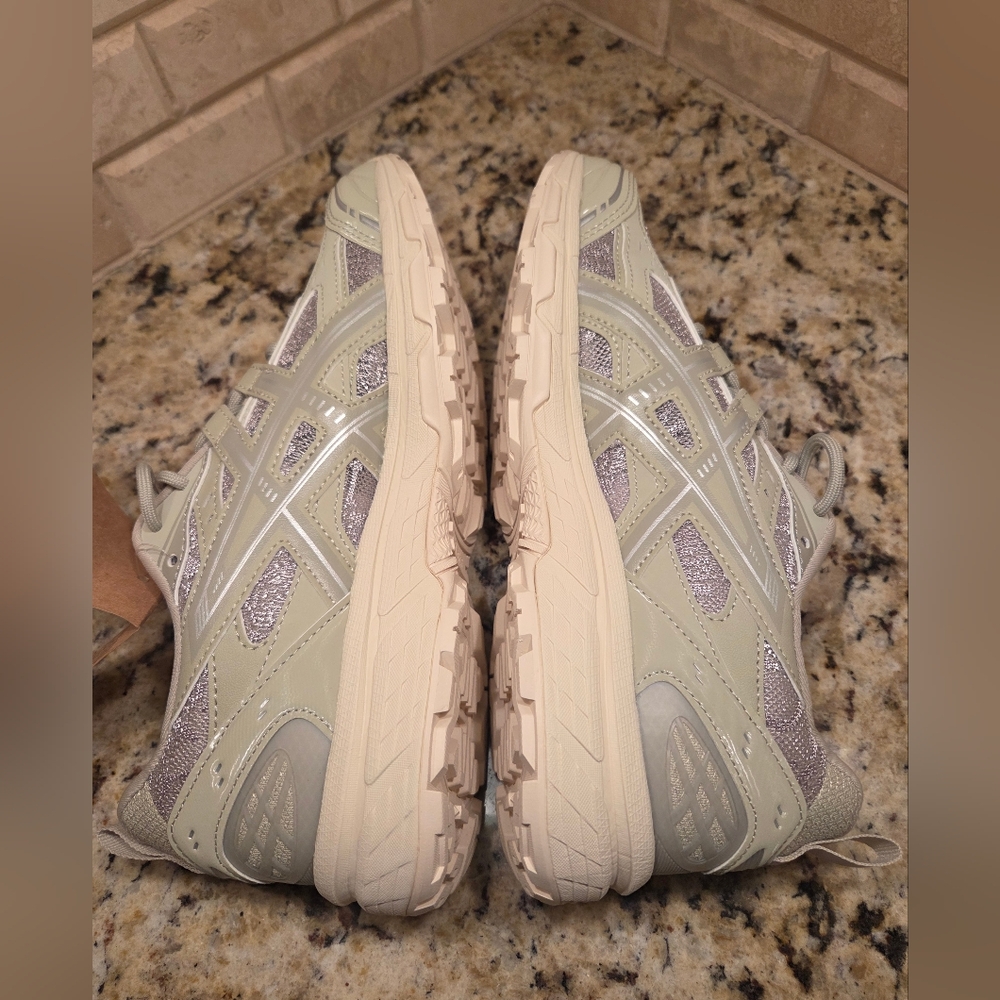 Asics Gel Nanobiki Sneakers Dried Leaf Green/Pure Silver - Picture 3 of 7